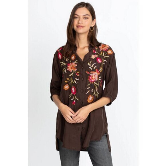 JOHNNY WAS Rosalva Weekend Tunic - Picture 1 of 12